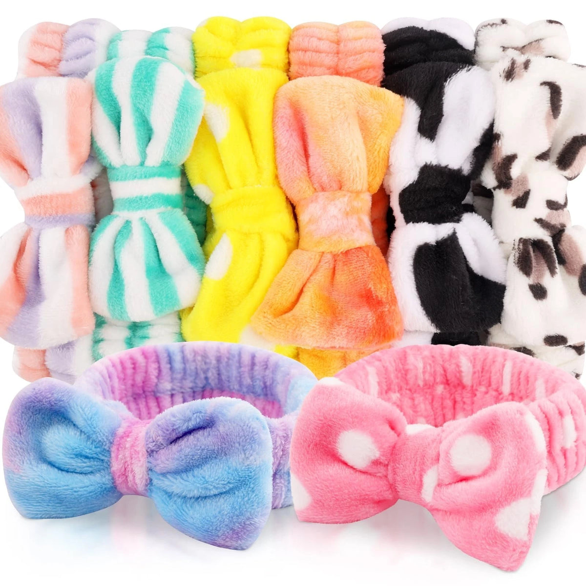 8pcs Spa Headband, Christmas Stocking Stuffers for Teen Girls Women