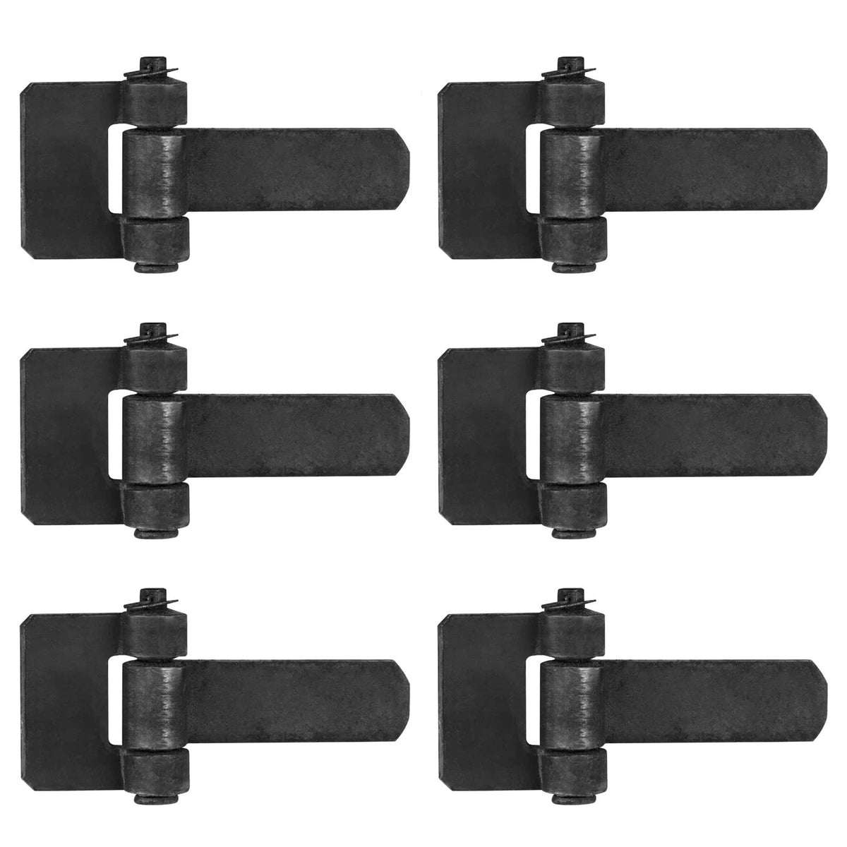 Heneng 6 Pcs Weld on Trailer Hinges, 6-1/8