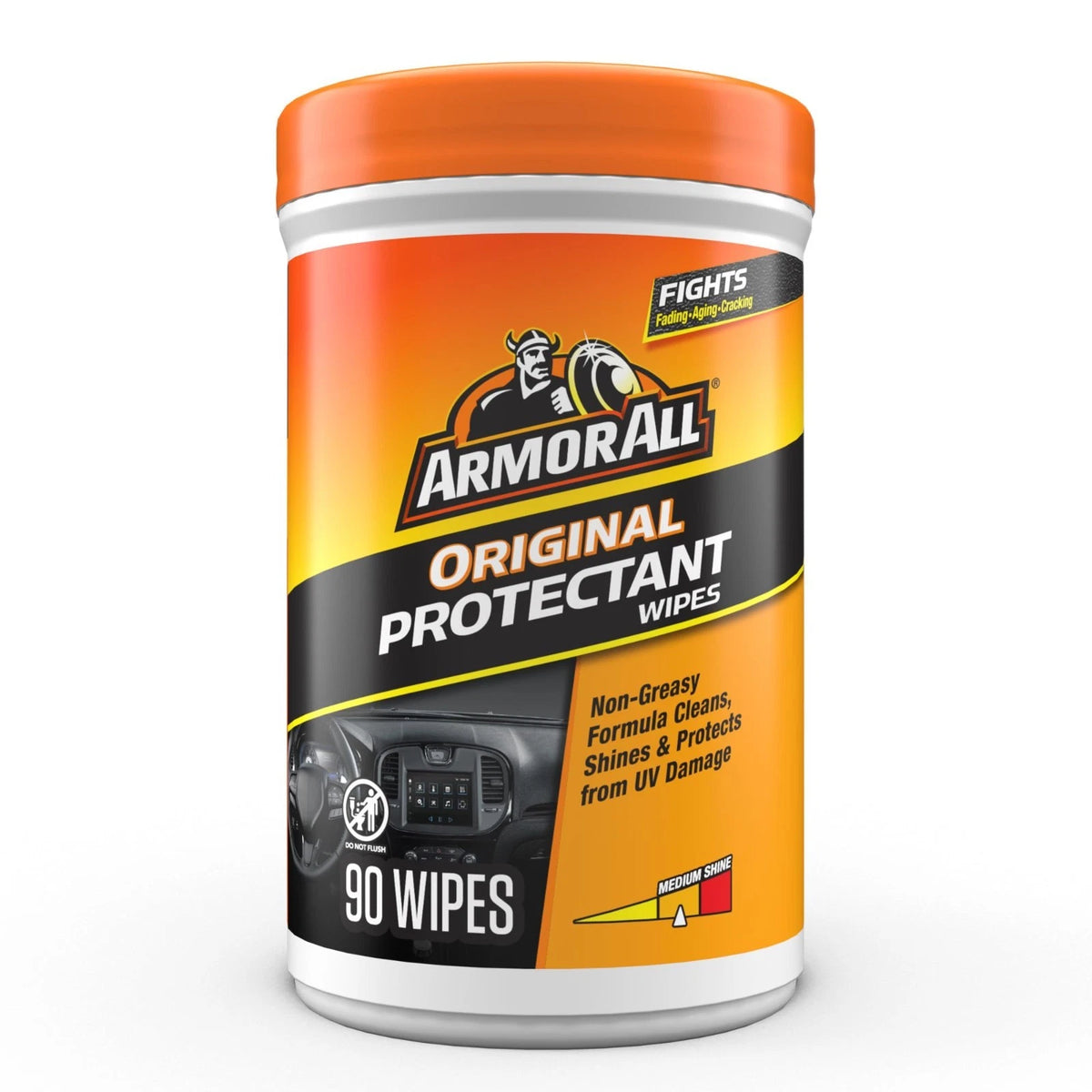 Armor All Car Interior Original Protectant Wipes, 90 Count, UV Protectant | Car