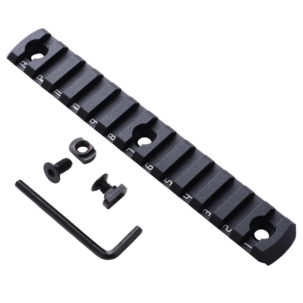 Picatinny Rail Section for Mlock - Thin 0.27in Height Rail Attachment Rail Ad...