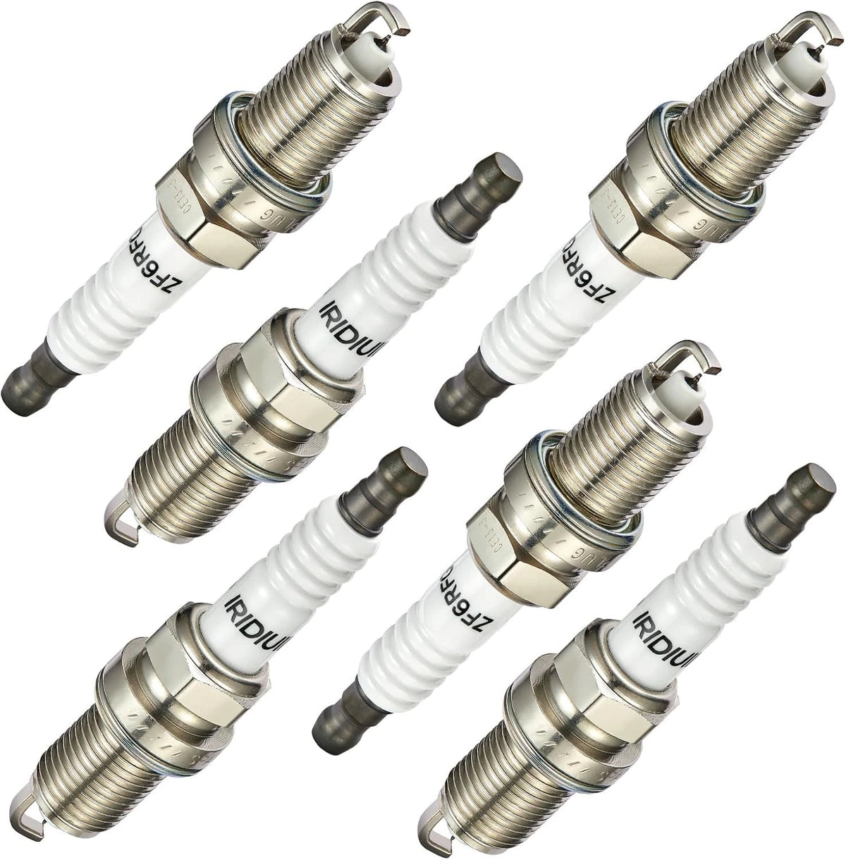 Bdfhyk Set Of 6 Iridium Spark Plug Compatible Mdx Rl Tl X5 Dakota Durango Nitro