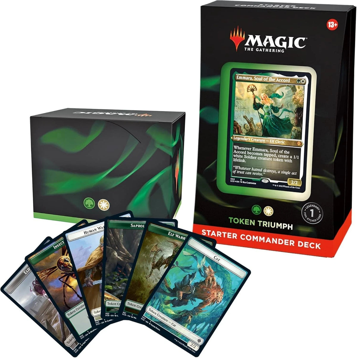 Token Triumph Green-White Commander Deck - Ready-to-Play!