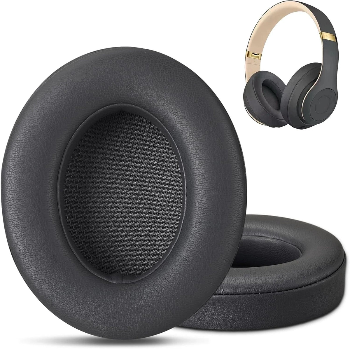 Replacement for Beats Studio 3 Replacement Ear Pads Grey, Beats Studio Wireless
