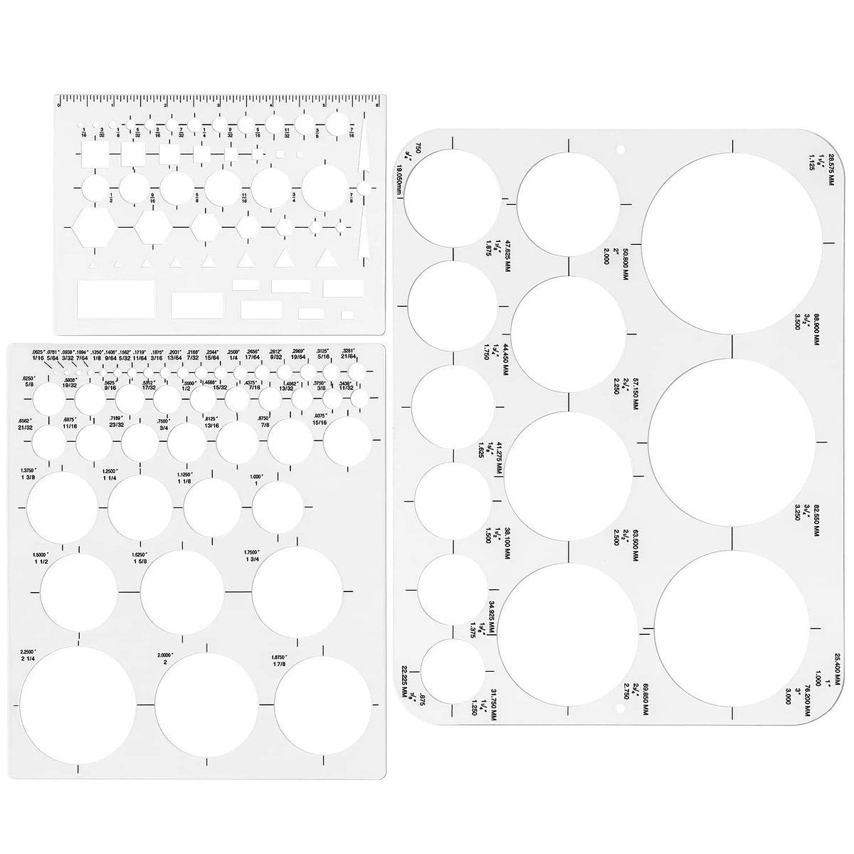 Tamaki Circle Template Circle round Stencil Templates for Drafting for Office an