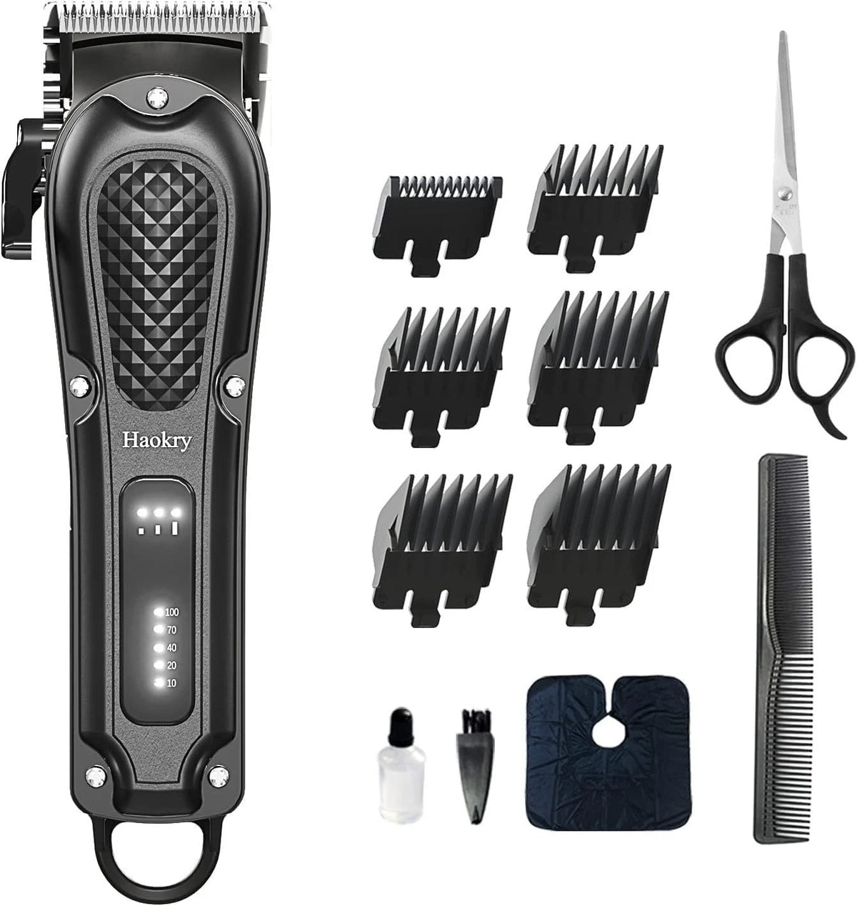Haokry Hair Clippers for Men Professional - Cordless&Corded Barber Clippers ...
