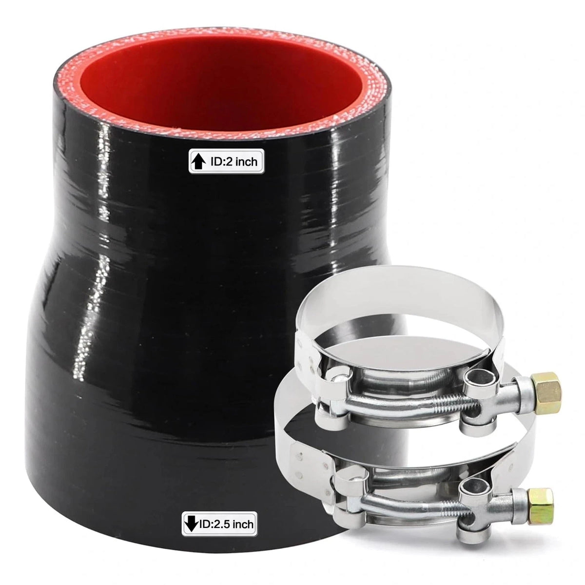 ID 2 to 2-1/2 inch(51-63mm) Silicone Reducer Coupler Hose for Turbo/Intake/Inter