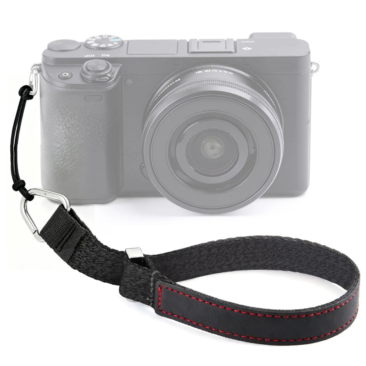 Camera Wrist Strap, Leather Camera Hand Strap for Photographer, Adjustable Soft