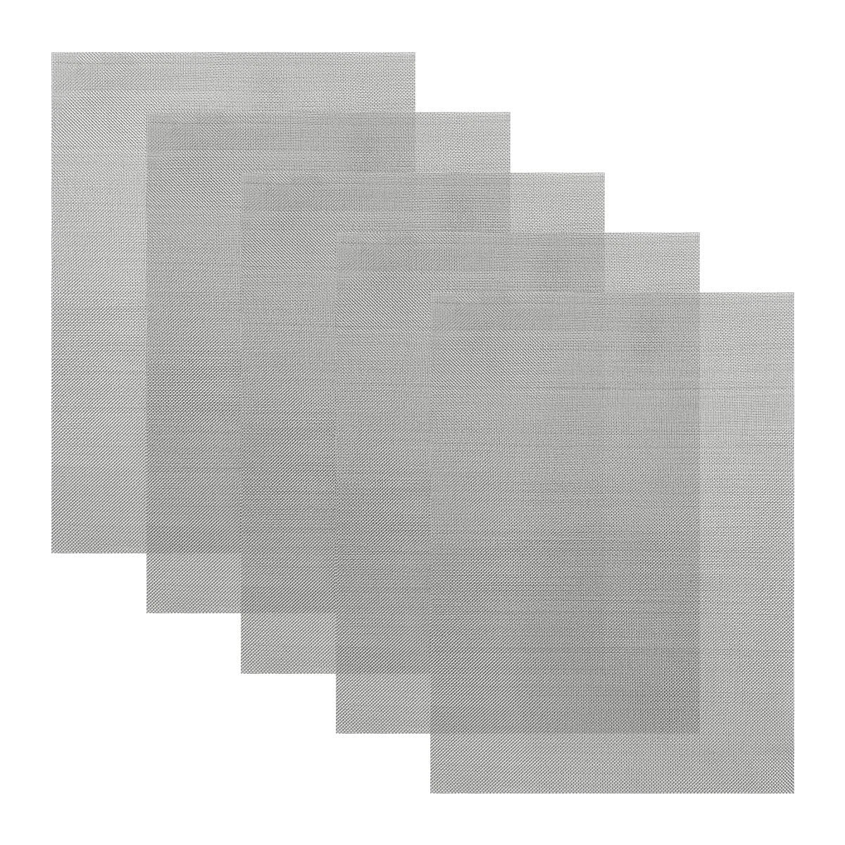 5 Pcs Plastic Welding Mesh, 5.9x7.9 Inch Reinforcing Stainless Steel Repair Wire