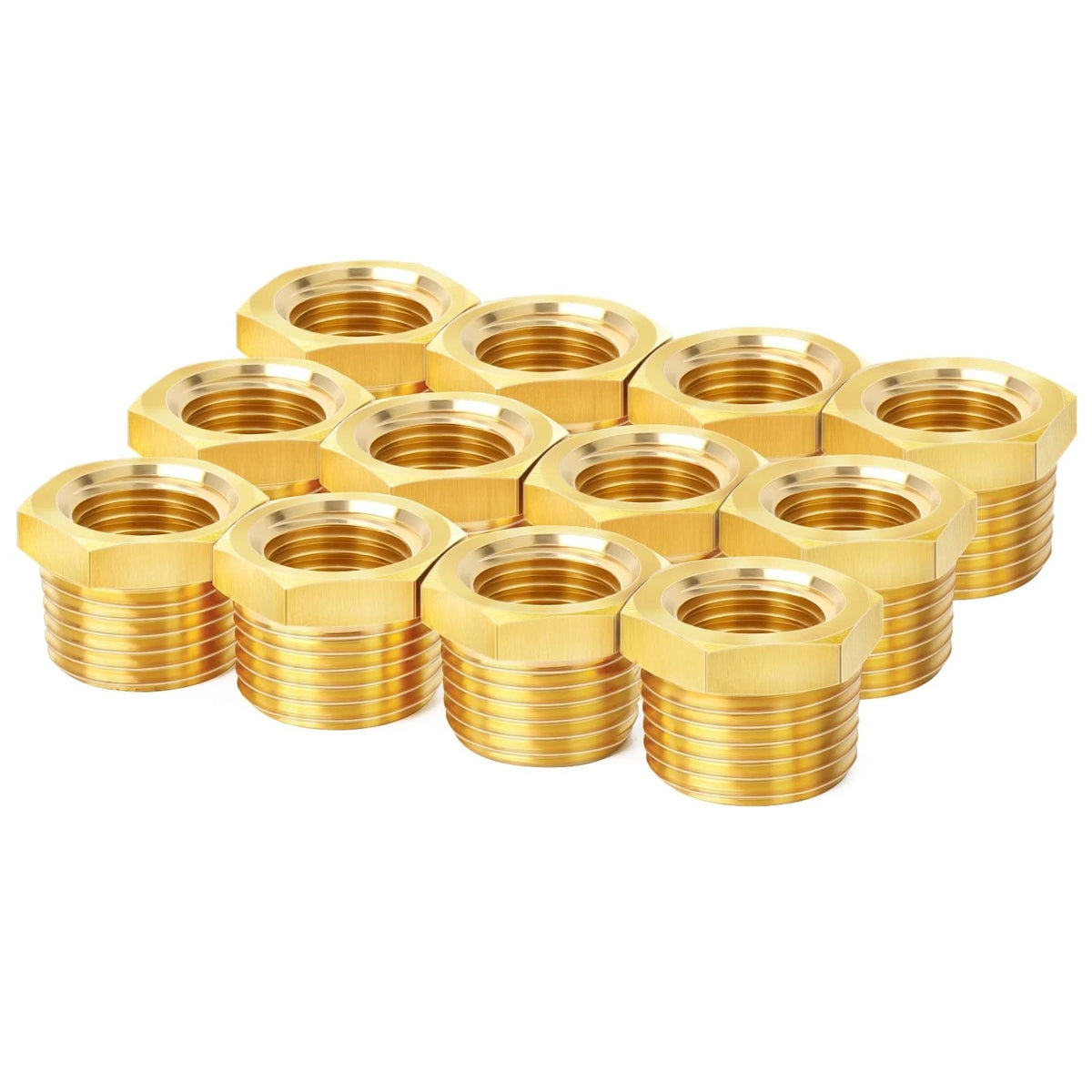 Brass Pipe Fitting, Reducer Hex Bushing 1/4