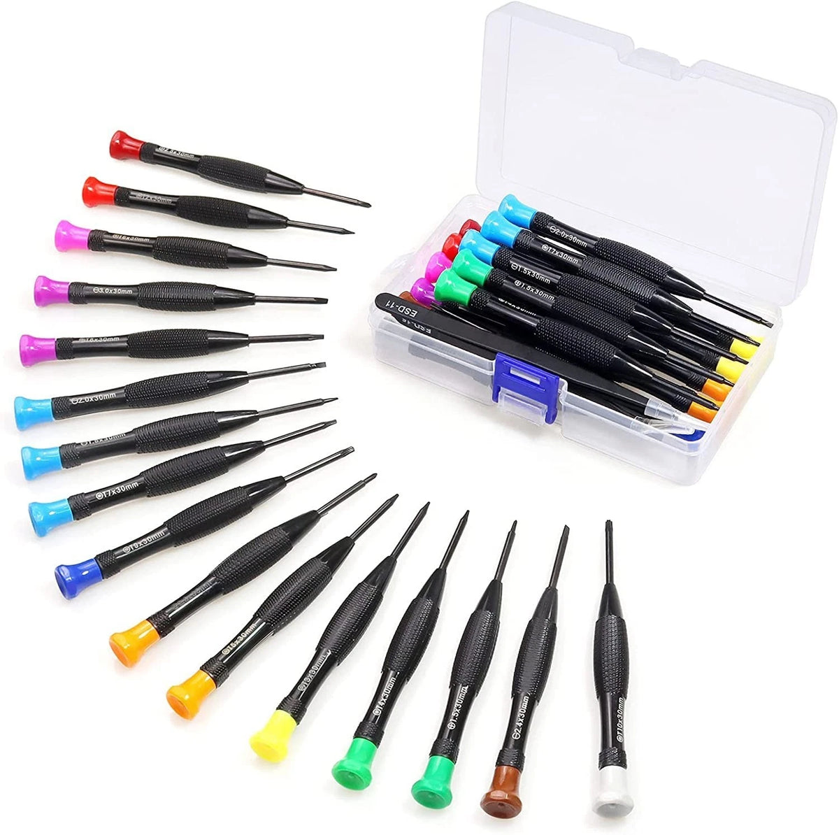 Torx Screwdriver Set 18Pcs Mini Screwdriver Set Magnetic Small Torx Phillips ...