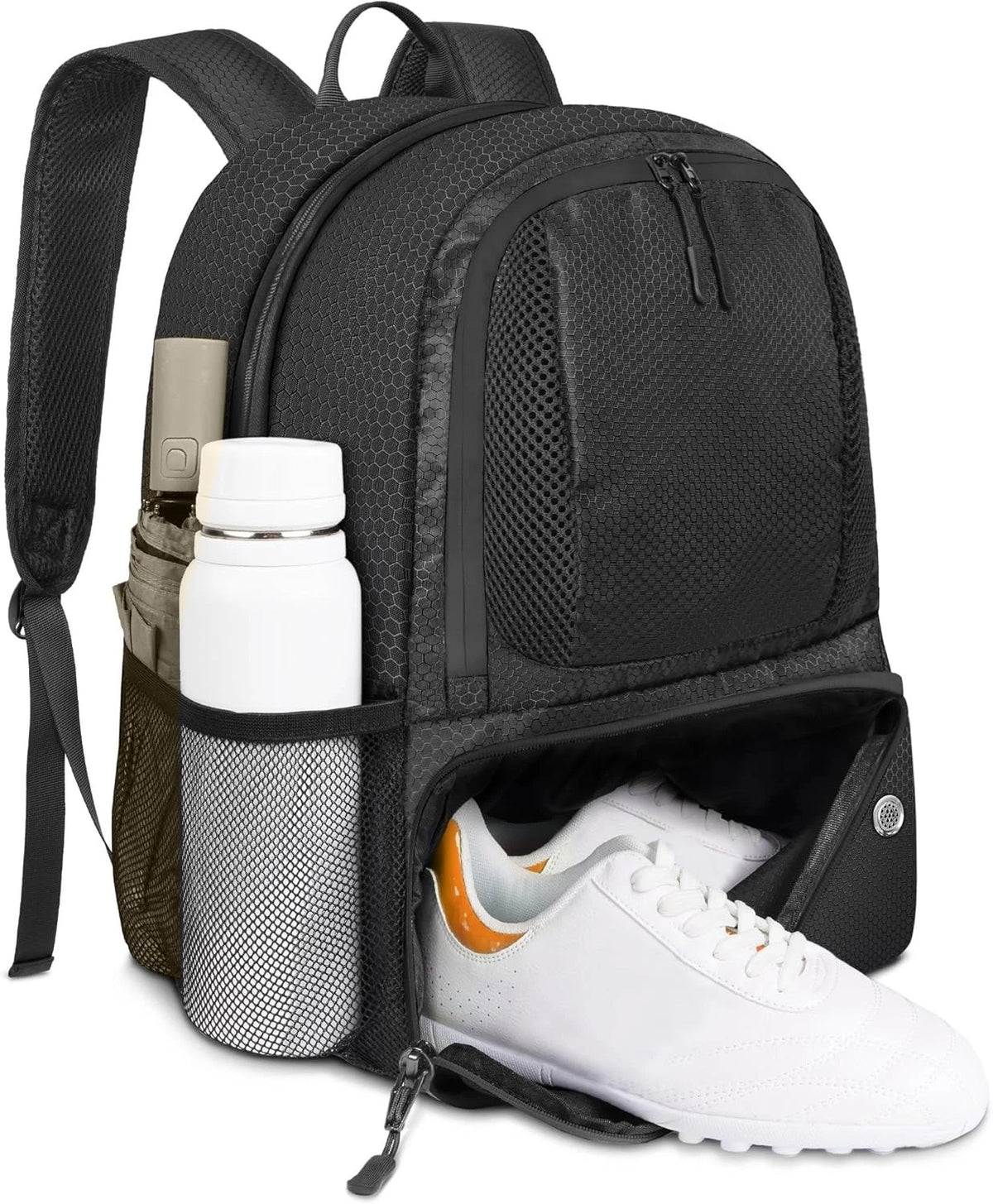 YOREPEK Soccer Backpack,Soccer Bag with Ball Holder, Water Resistant Sport Equip