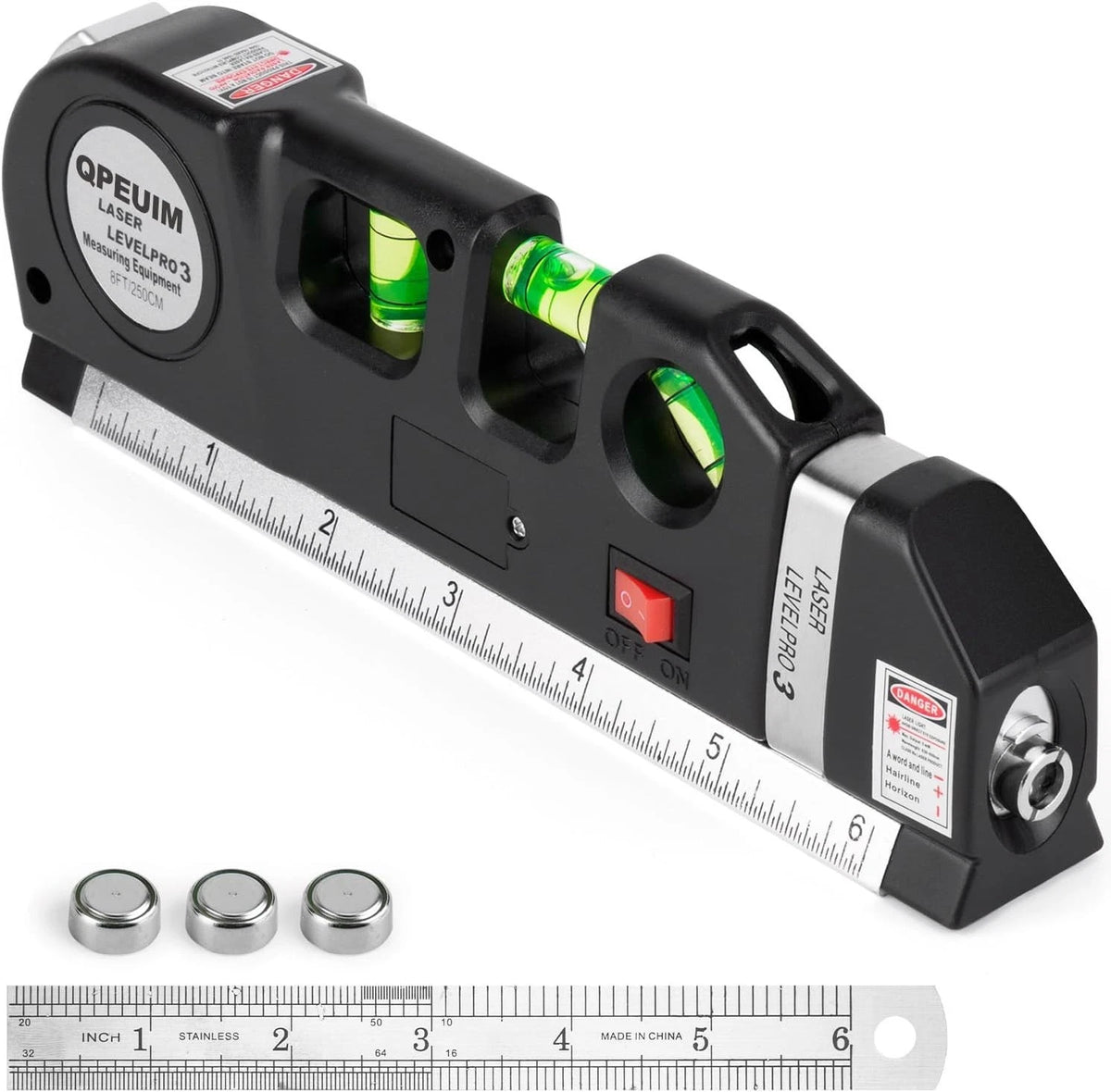 Laser Level Tool, Multipurpose Laser Level Kit Standard Cross Line Laser Level L
