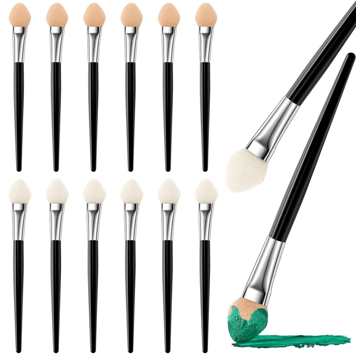 24 Pcs Sponge Applicators Pastel Applicators Small Sponge Painting Brushes Eyesh