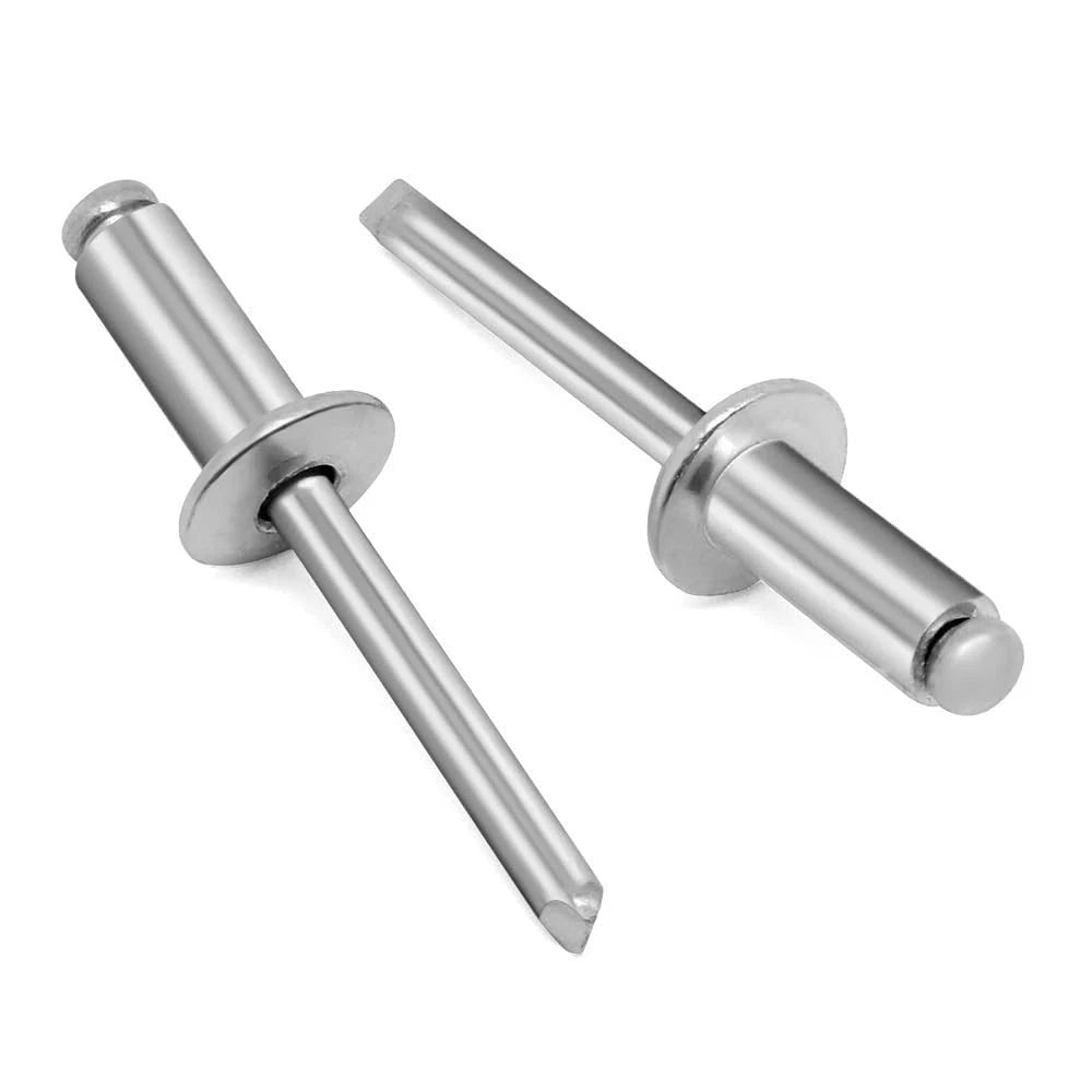5/32 x 5/16 Aluminum Blind Rivets, Silver, 4 x 8mm Pop Rivets, 100 PCS