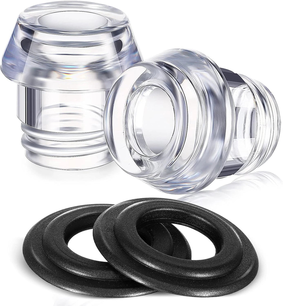 Lounsweer 2 Sets Percolator Parts Top & Washer Ring for Farberware Yosemite Coff