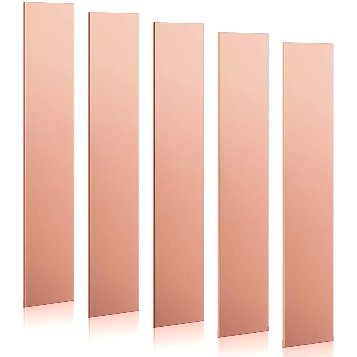 5 Pack Pure Copper Anode Sheet (99.995% Pure) for Plating and Electroplating, Co