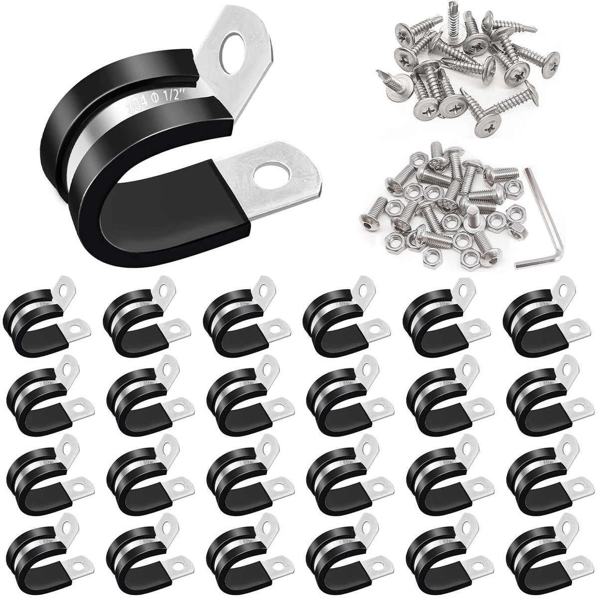 50PCS 1/2
