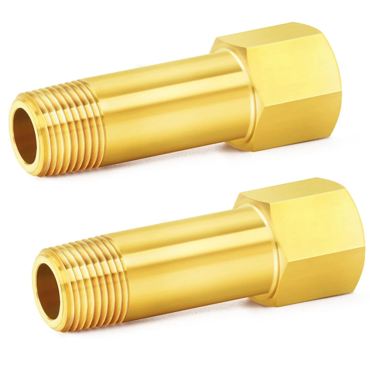 Brass Pipe Fitting, Long Nipple Pipe 1/8