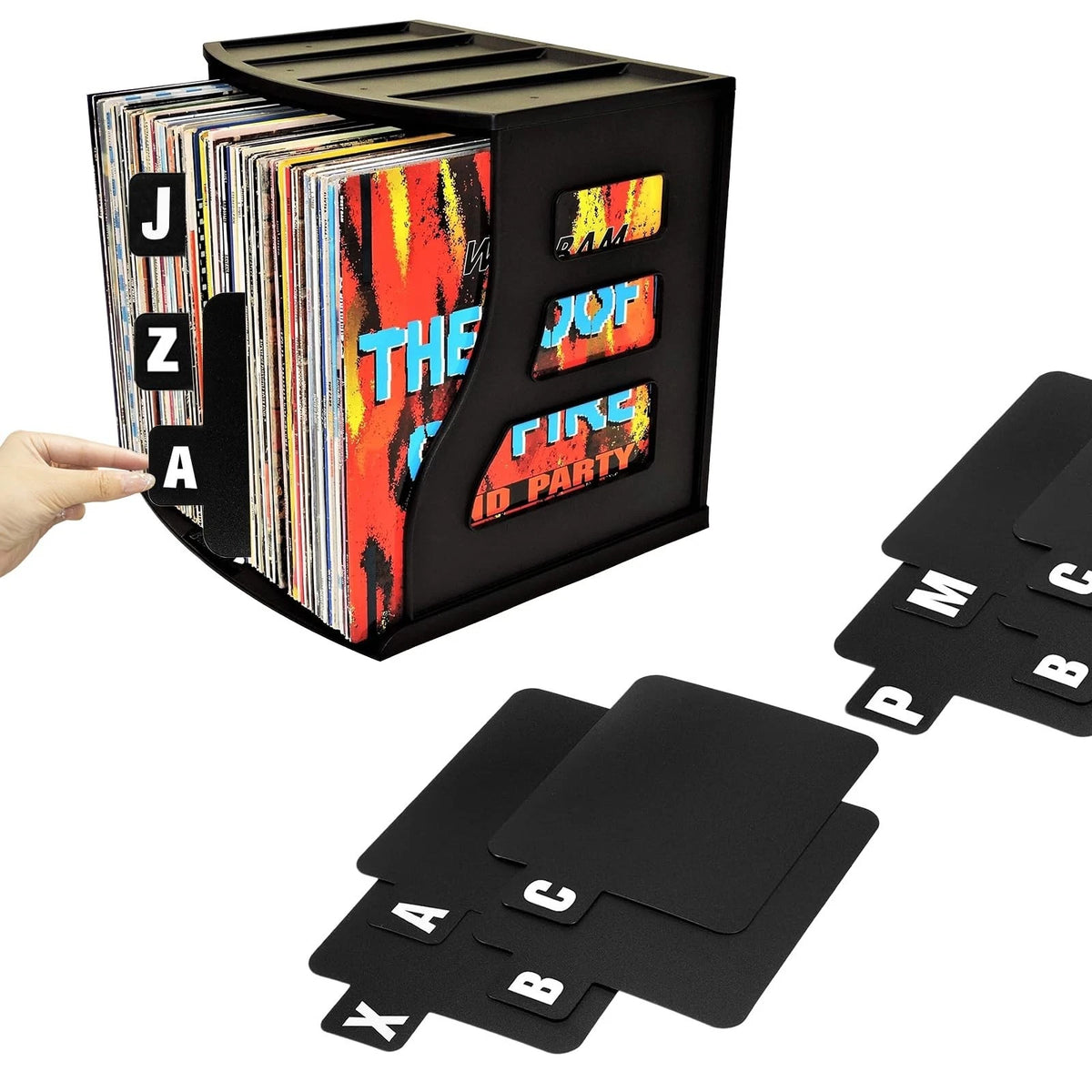 26 PCS Vinyl Record Dividers, Alphabetical Vinyl Record Storage Dividing A-Z Bo