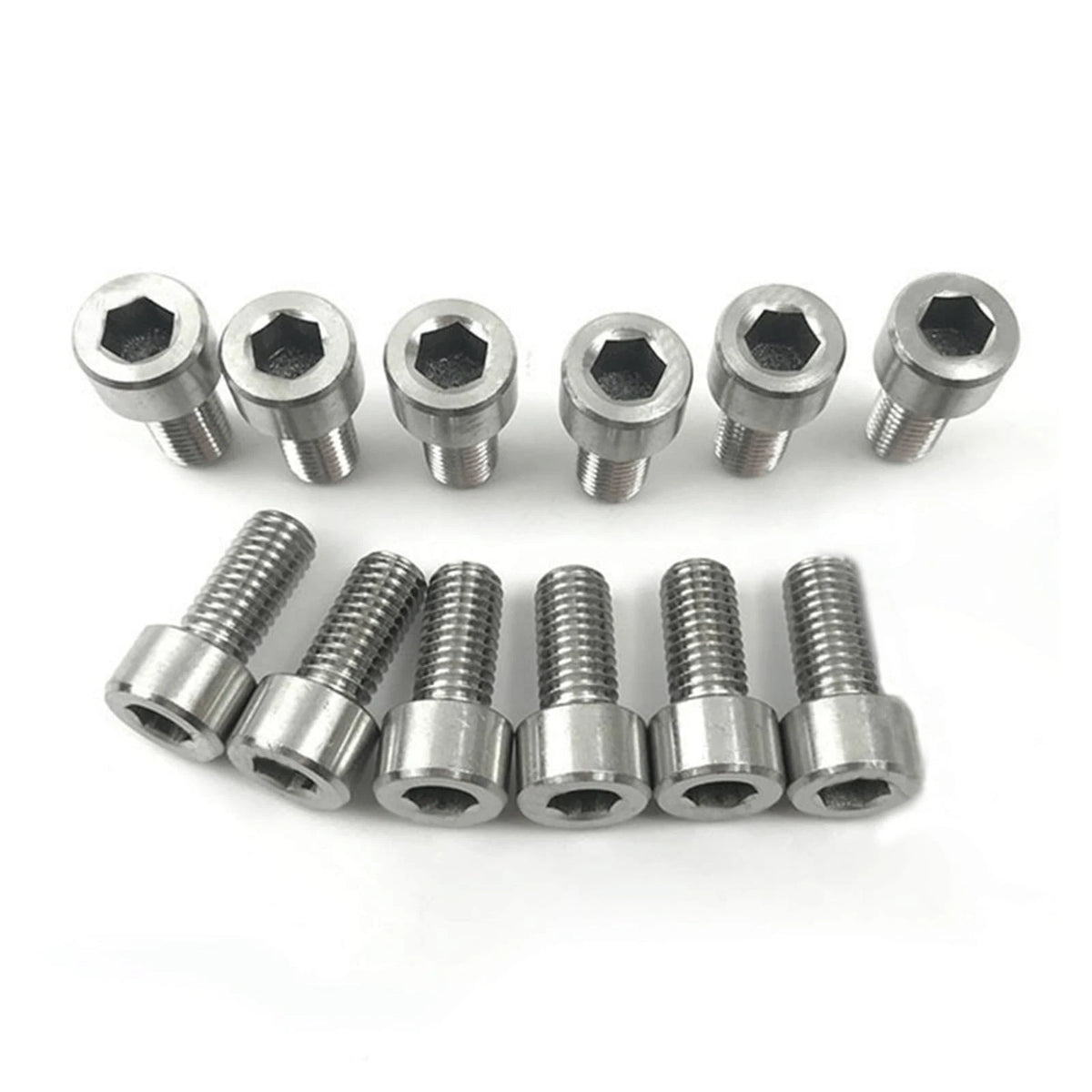 Bike Water Bottle Cage Bolts 12 PCS M5 Stainless Steel Hex Screws Rack Mount New