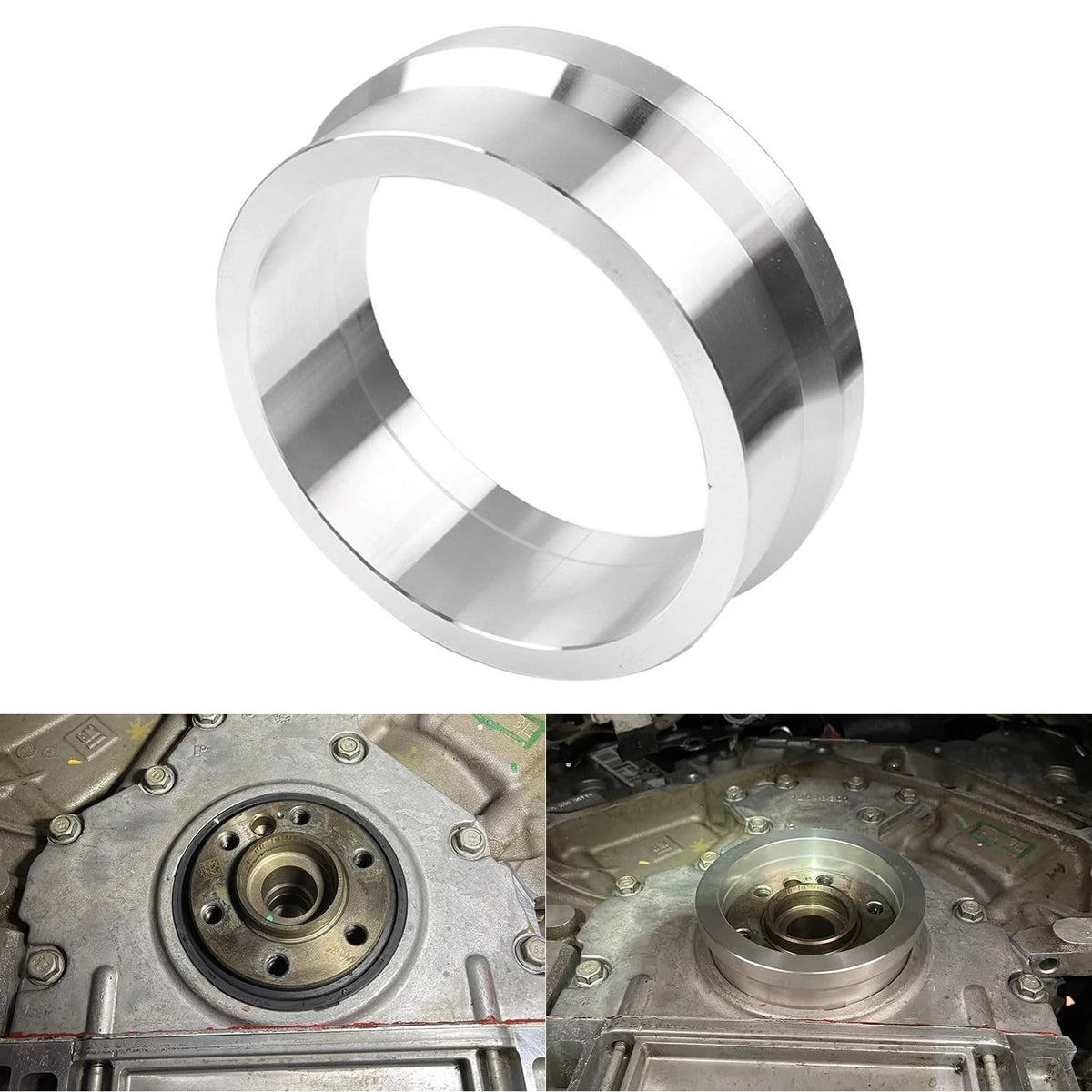 LS Rear Main Cover Alignment Tool & Seal Installer Compatible with GM Gen III..