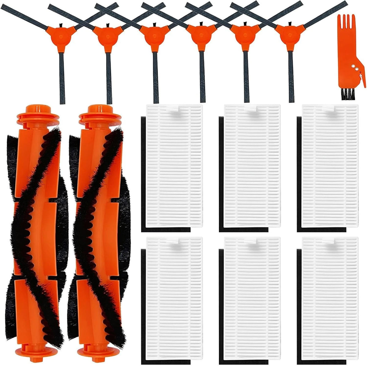 Replacement Parts Kit for Kyvol Cybovac E20, E30, E31 Robot Vacuum 15PCS