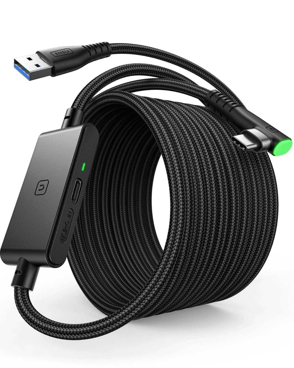 INIU Link Cable 16ft 5m VR USB 3.0 Type C Fast Charging for Meta Quest 3/2, Pico