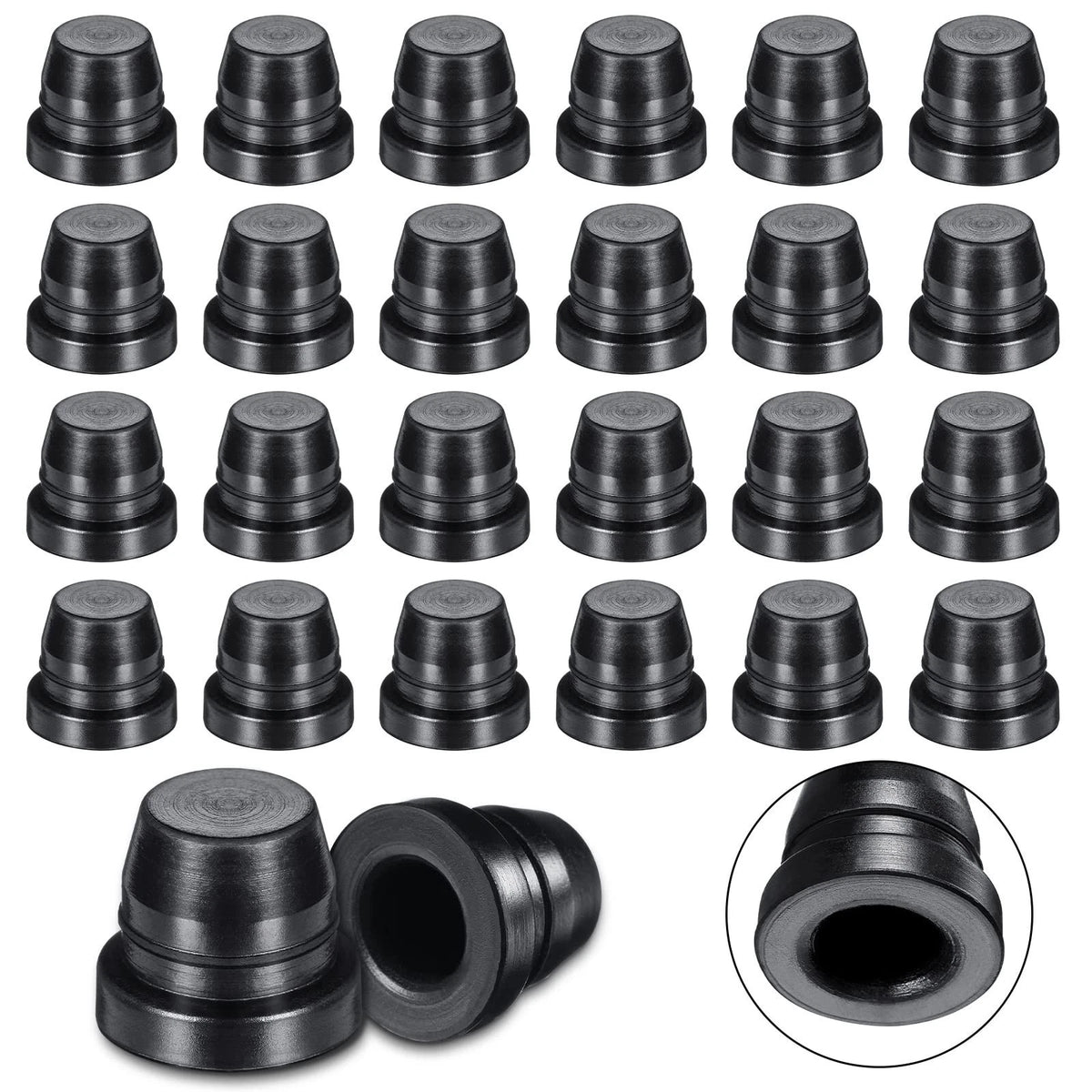 18 Pieces Brake Bleeder Caps Rubber Caliper Nipple Caps Dust Caps Brake Bleed...