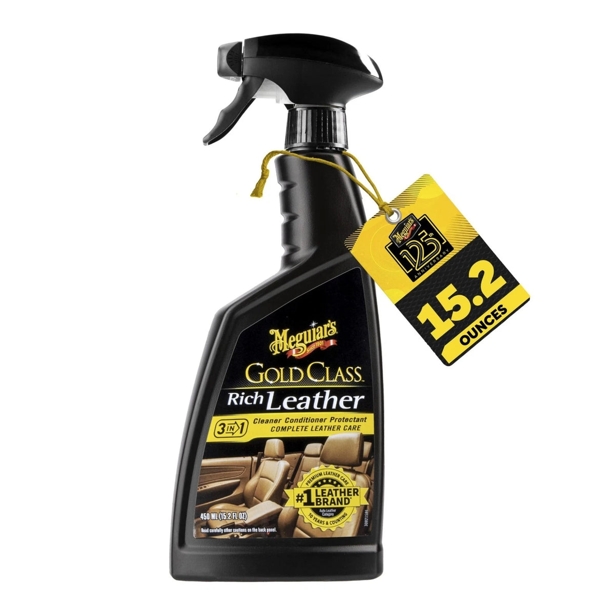 Gold Class Rich Leather Cleaner and Conditioner 3-in-1 Spray, Non-Grea