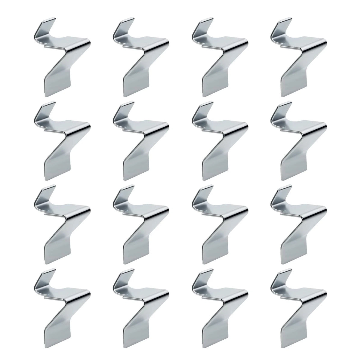 Metal Cabinet S-Clips 16 PCS Compatible with Sandusky and Other Cabinets