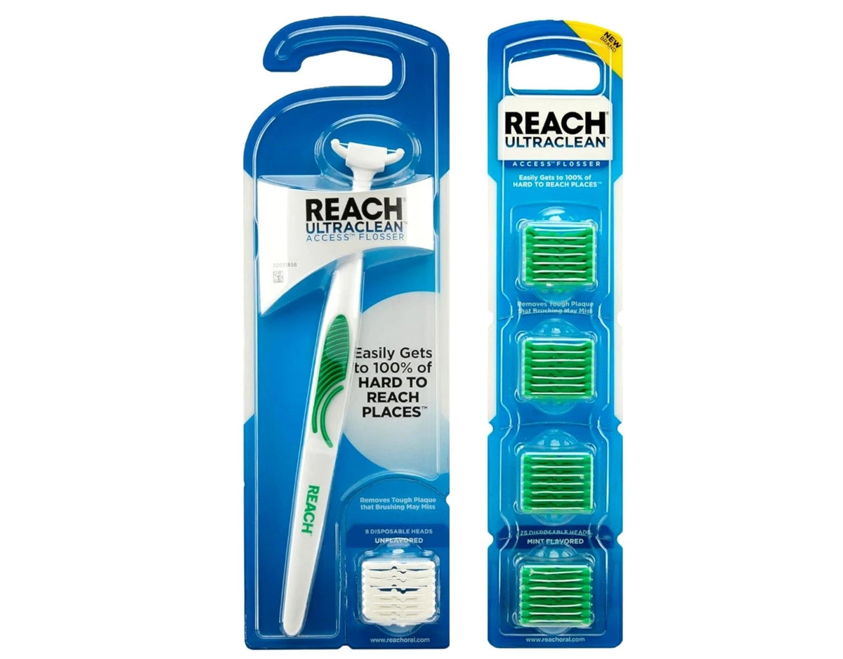 REACH Ultraclean Access Snap-On Flosser & Refill 1 Count (Pack of 1)