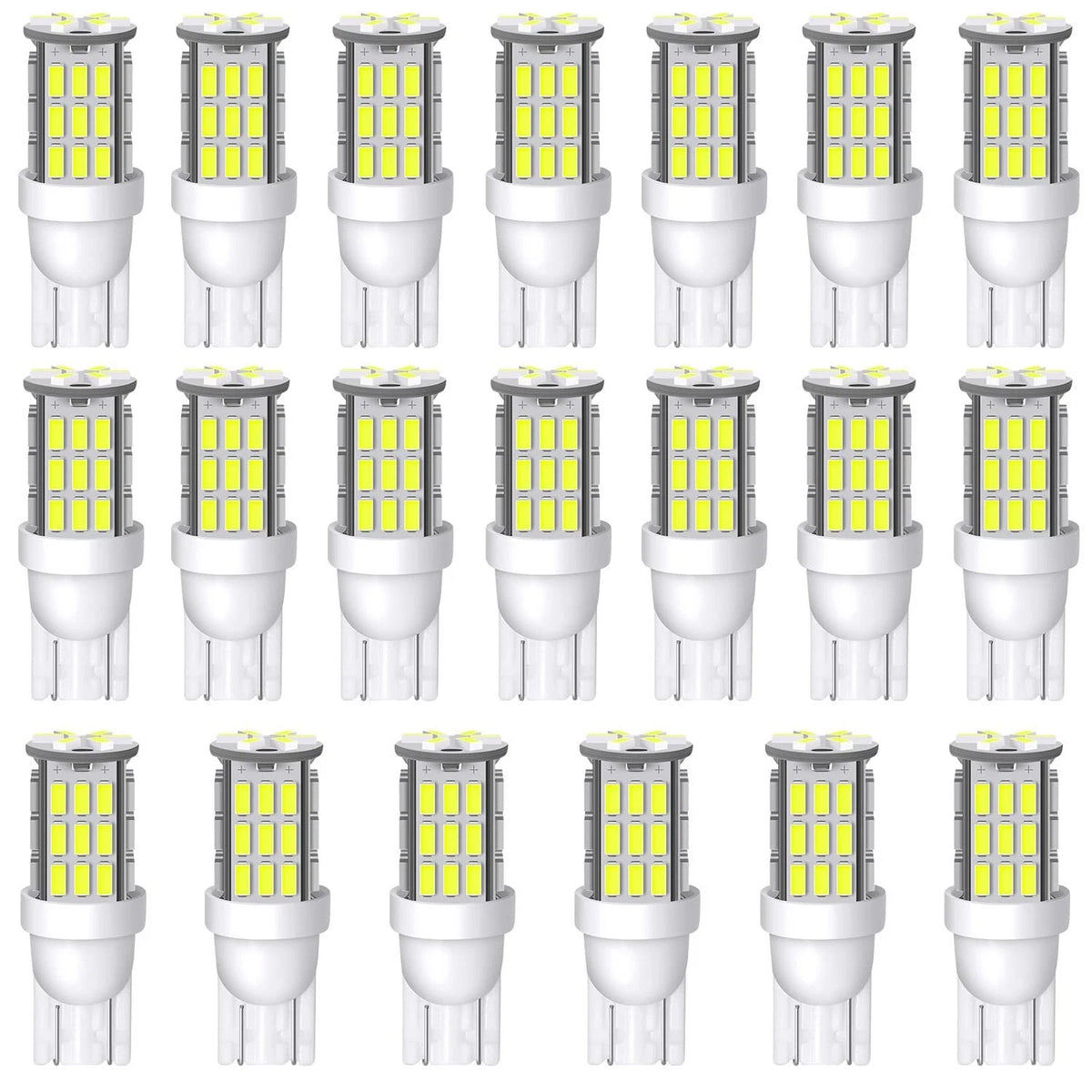 20Pcs T10 921 194 LED Reverse Backup Light Bulbs 42SMD 12V RV Trailer Xenon