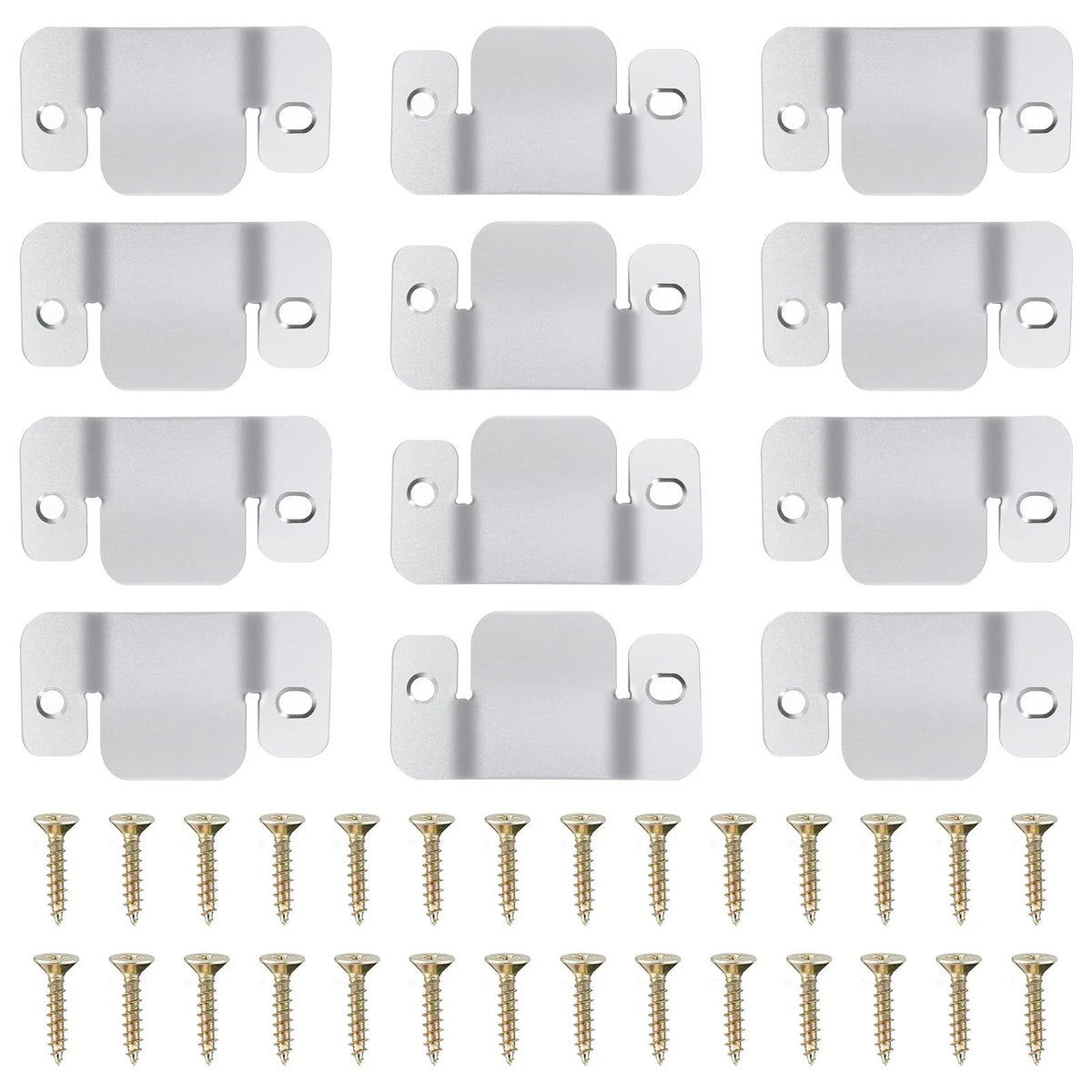 12 Pcs Sectional Couch Connectors Metal Couch Clips Sofa Connector Interlocking