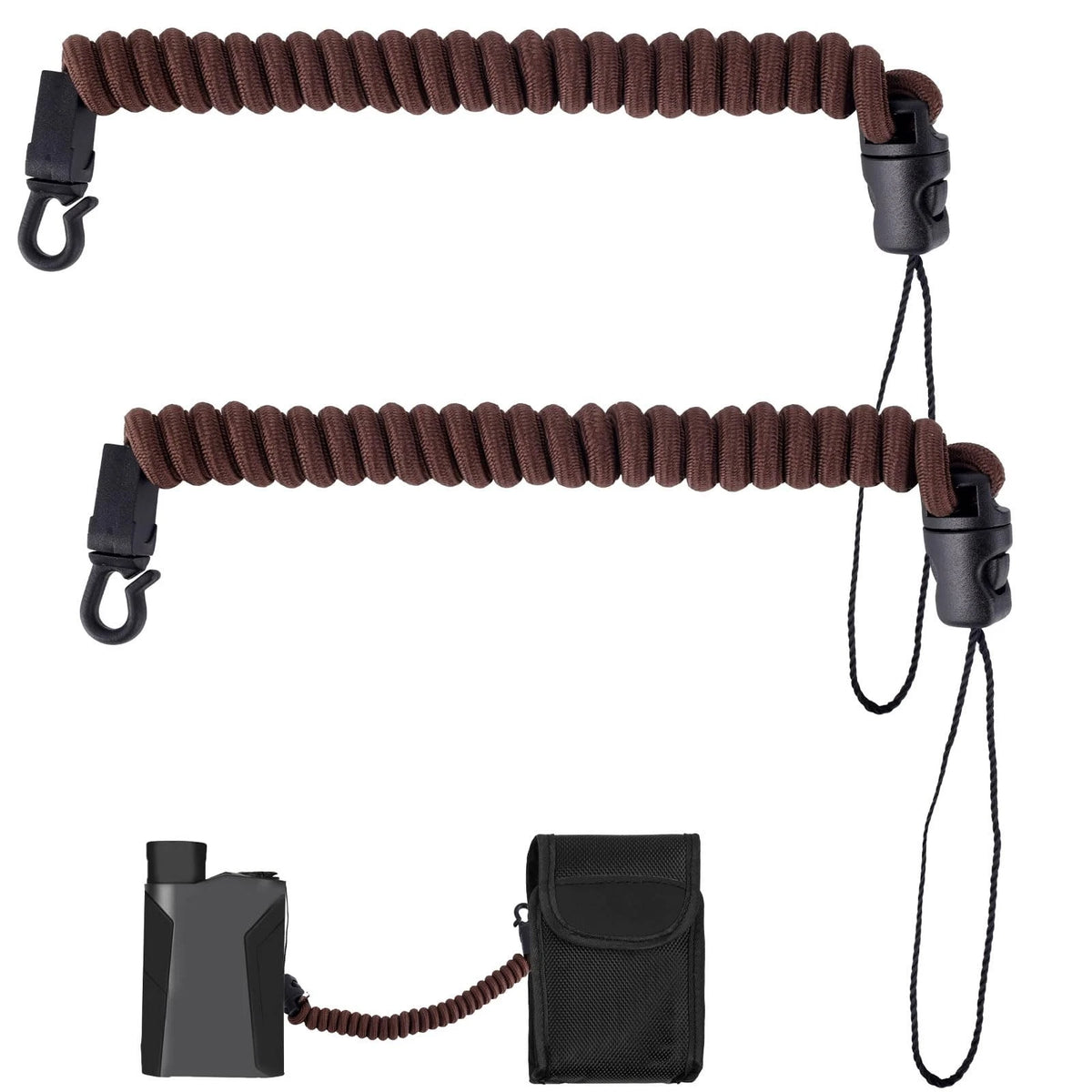 2Pcs Rangefinder Tether, Retractable Lanyard Range Finder Cord Stretch from in