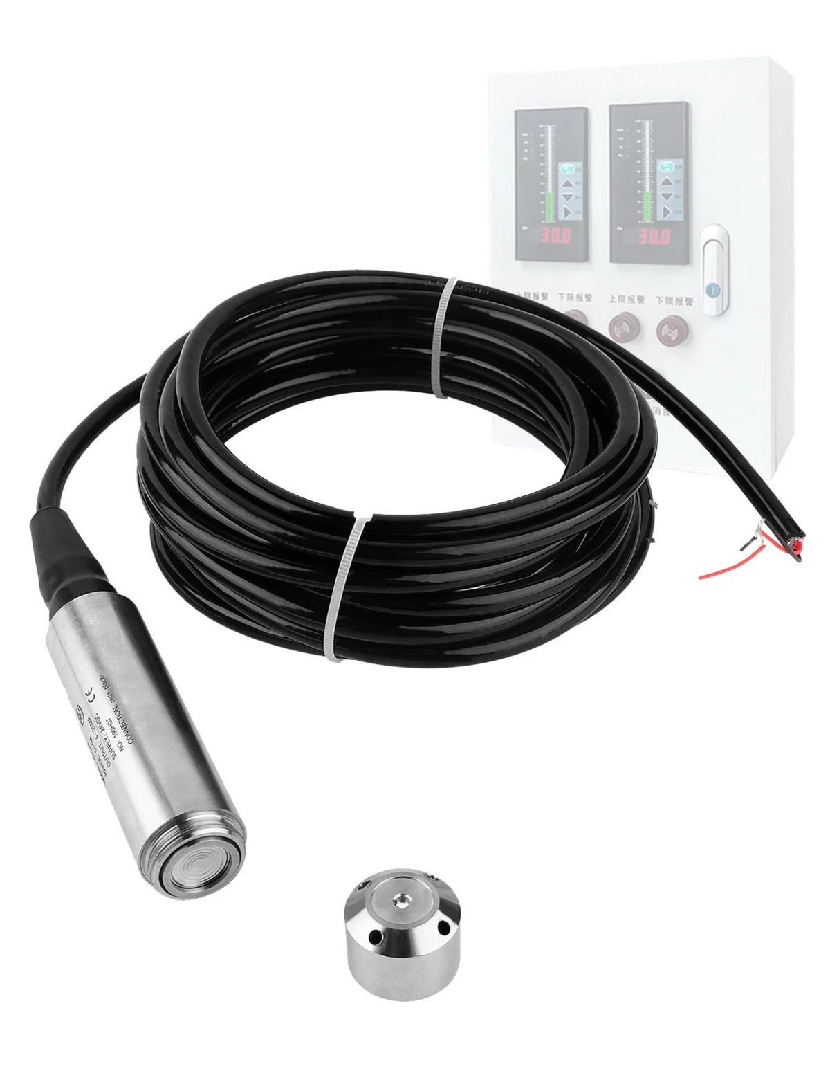 Liquid Level Sensor Cable Submersible Transmitter Water Level Sensor Detector C