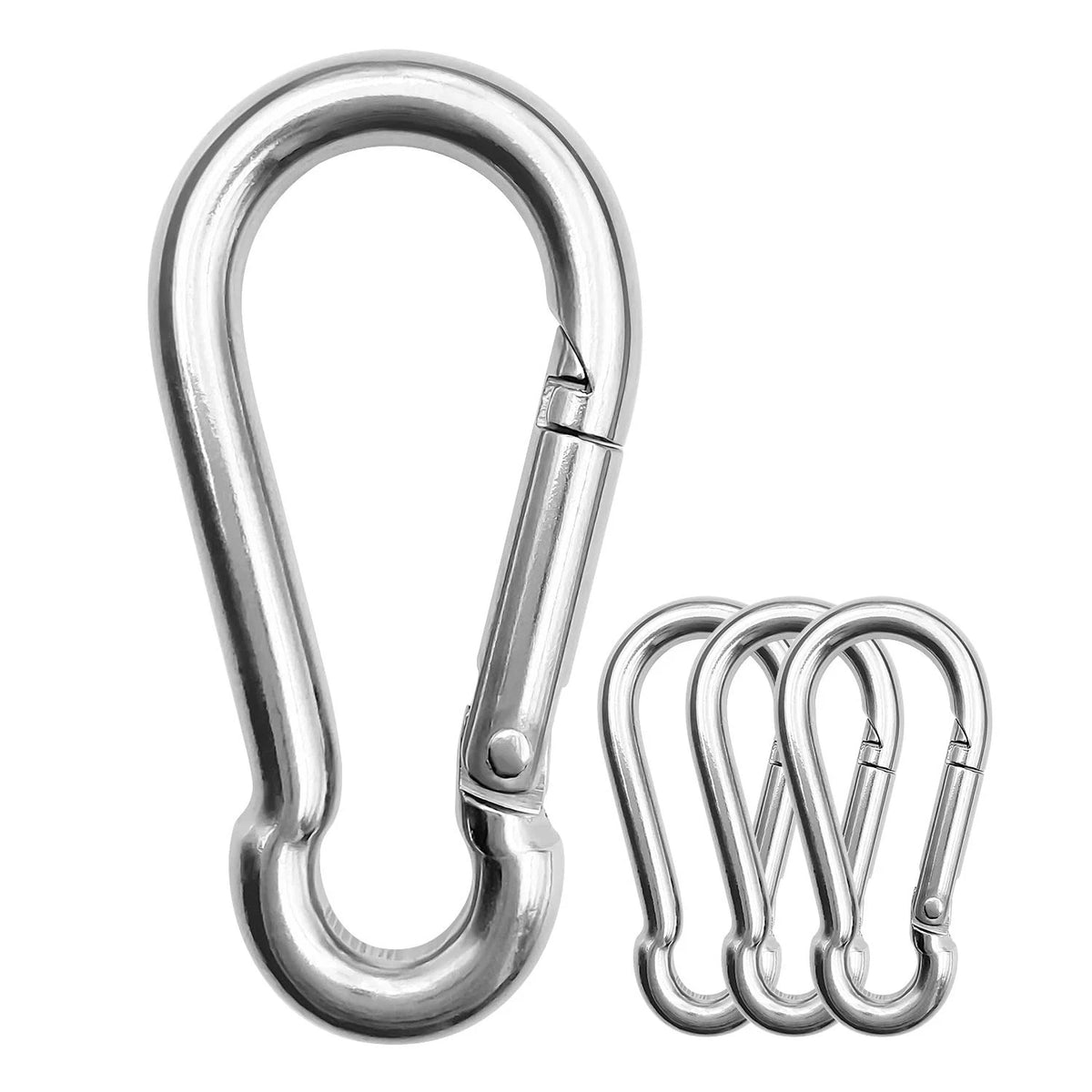 304 Stainless Steel Carabiner 2 inch, 3 inch, 4 inch, 5 Inch.Heavy Duty Carabine