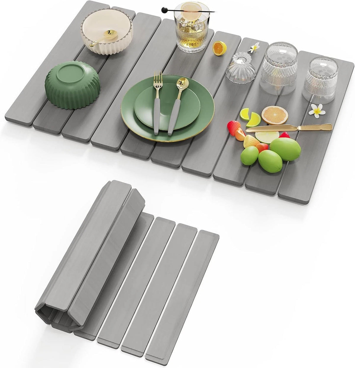 Kitchen Countertop Stone Drying Mat Foldable Fits Any Countertop 23