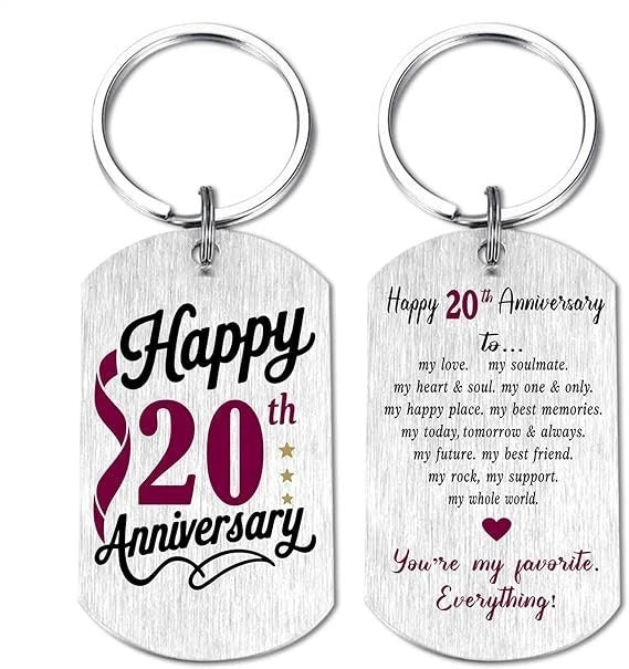 20Th Anniversary Wedding Gifts for Men Women Husband Wife, Romantic 20 Year Anni
