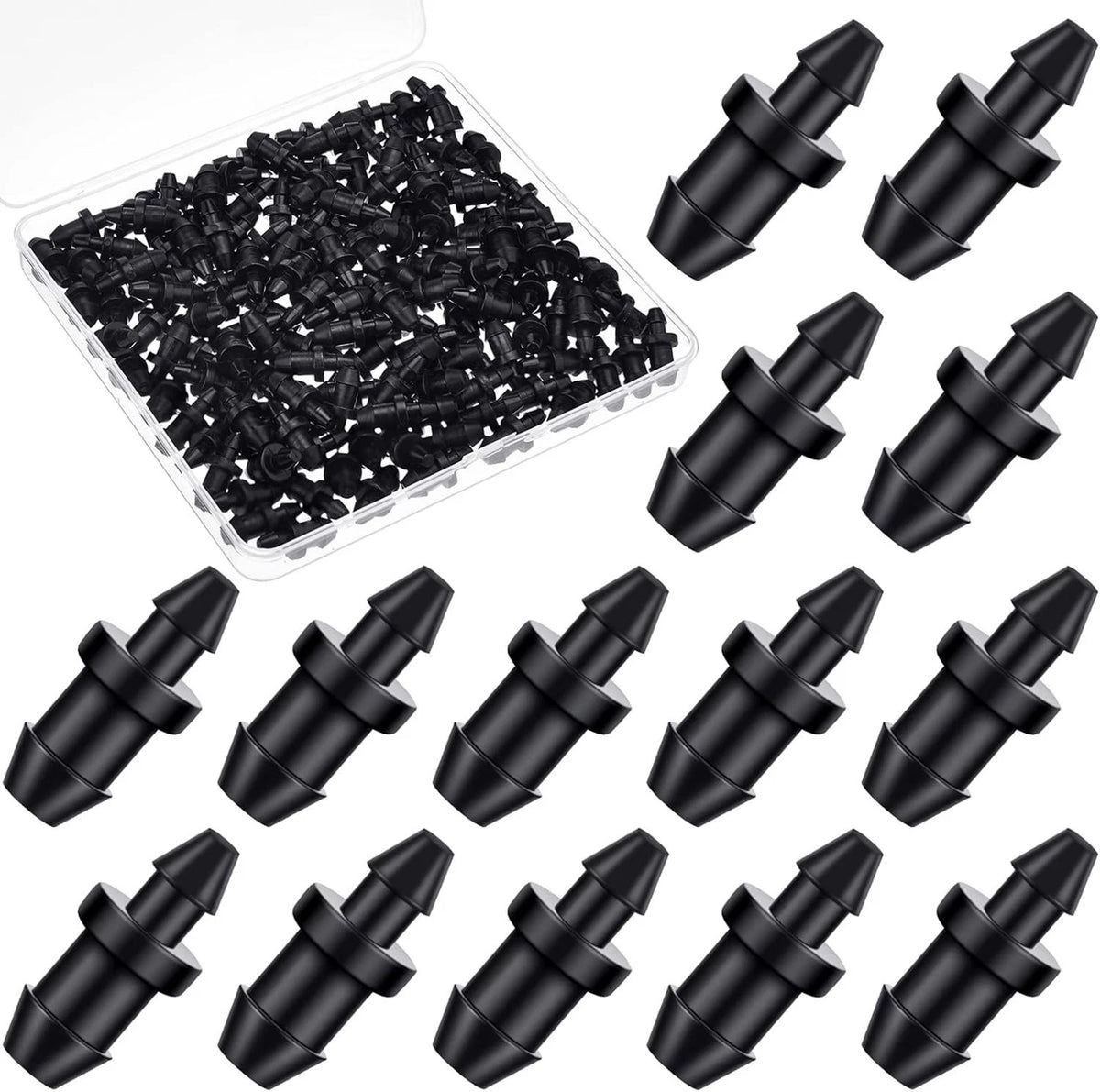 150 Pieces Drip Irrigation Goof Plug 1/4 1/2 Drip Irrigation Tube End Closure Ho
