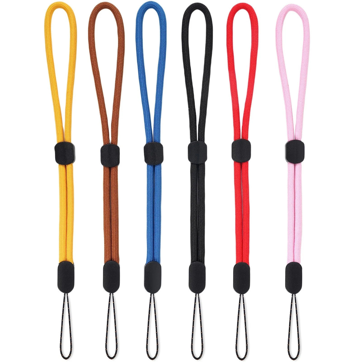 Wrist Lanyards 6 Pcs Adjustable Length Small Strap Wrist Lanyard For Keys Pho...