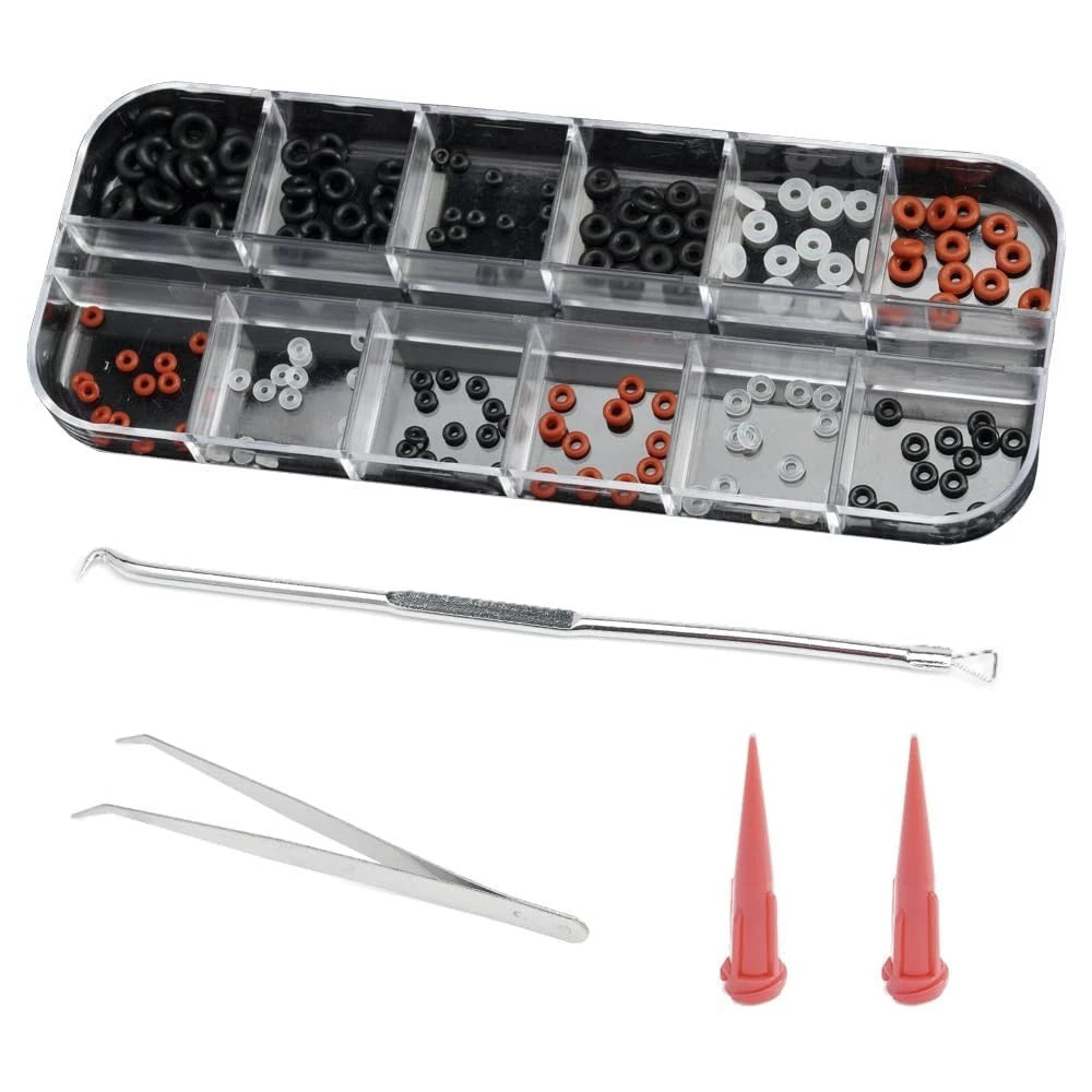 O-Ring Tool Kit for Mini Dental Implant Replacement, 12 Sizes, 144 Pcs