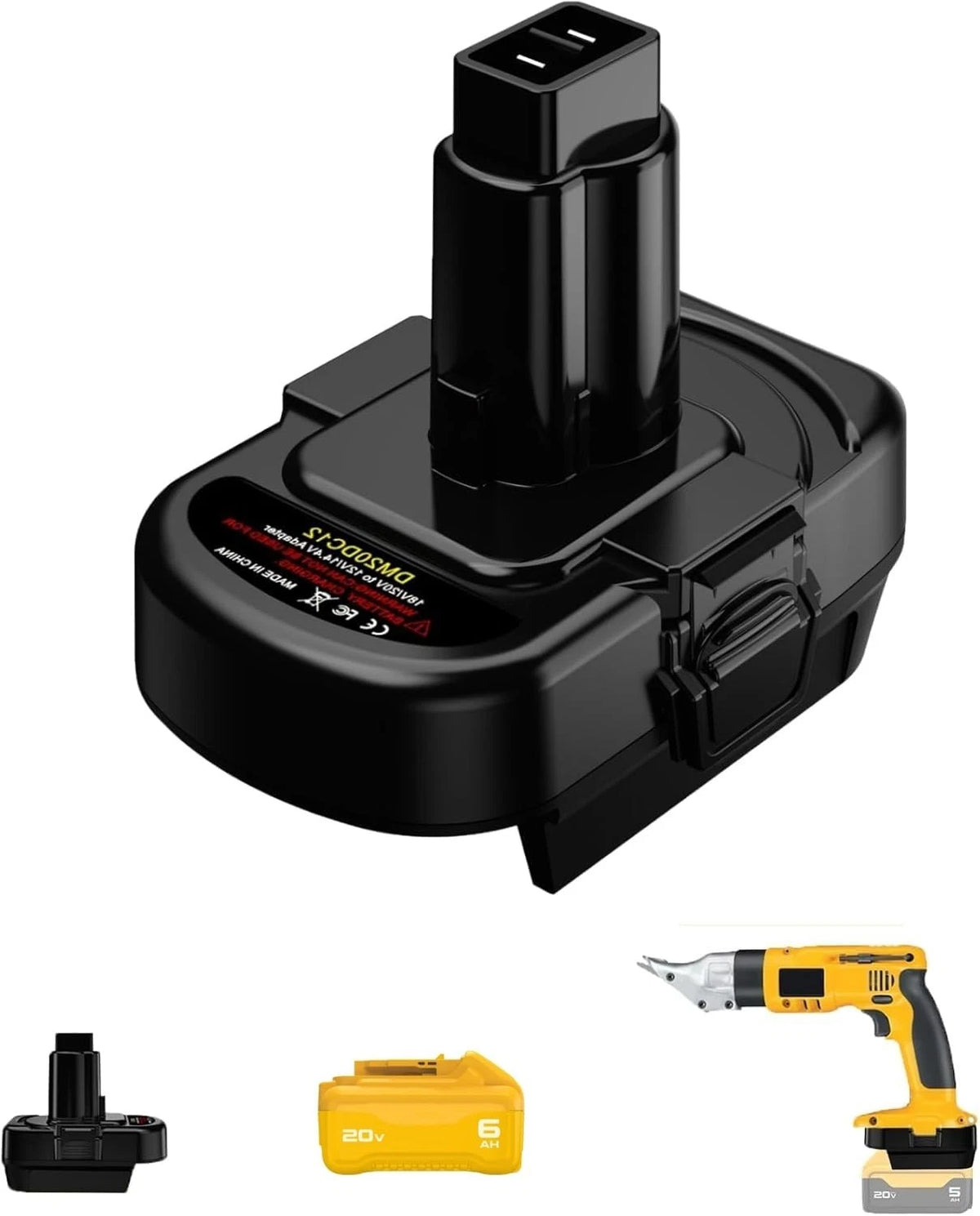 for DeWalt 20V to 12V Tools Battery Adapter (for DeWalt 20V to 12V 14.4V 9.6V...