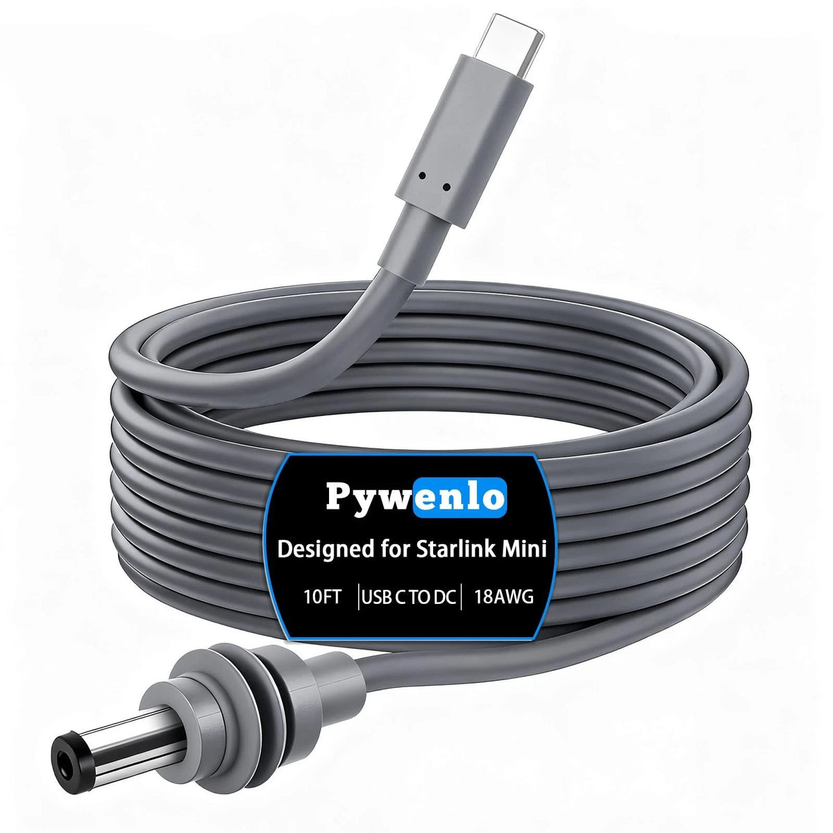 Starlink Mini Cable 16.4FT, USB-C to DC Power Cable, Compatible with Power Bank