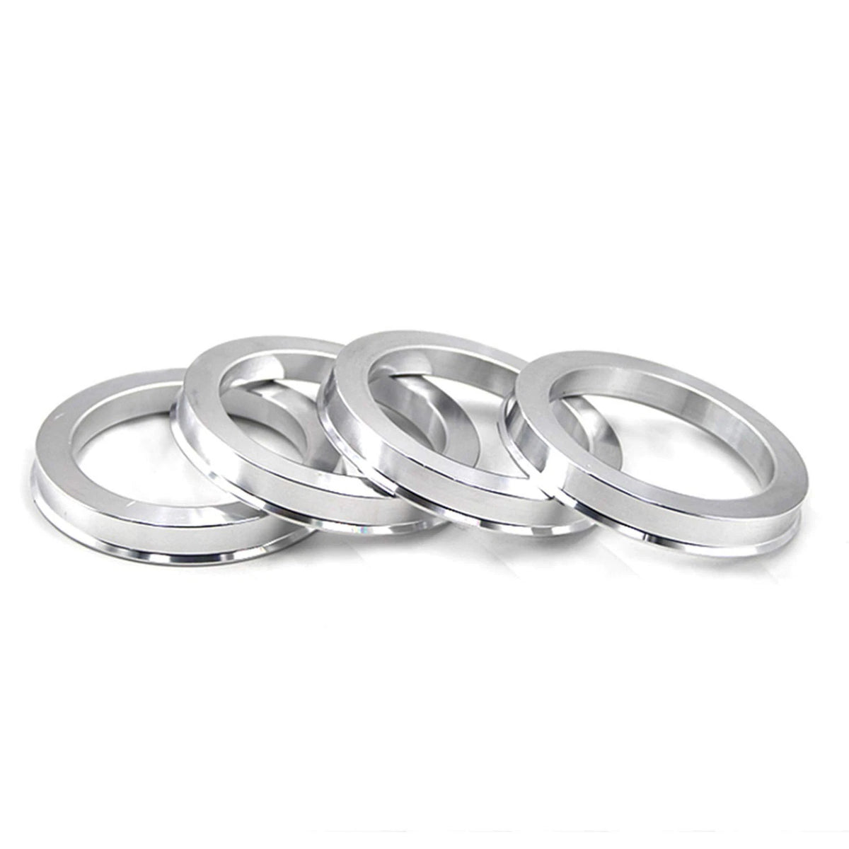 Alloy Aluminum Hub Centric Rings 73.1 to 60.1, Set of 4 Performance Spigot H...