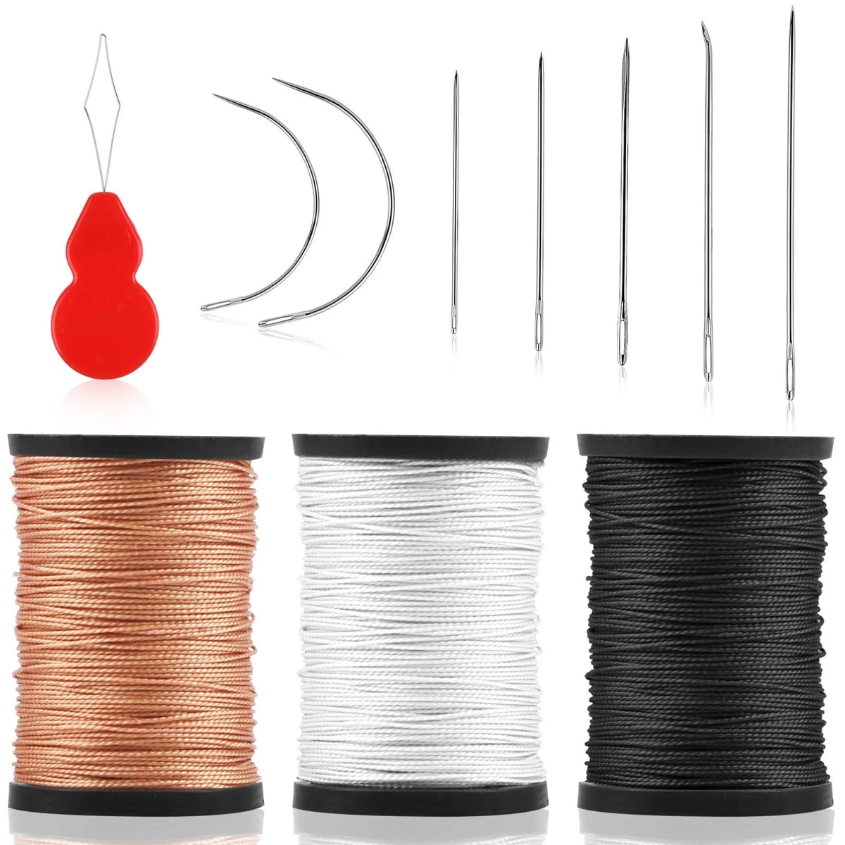 Upholstery Thread, Nylon Heavy Duty Sewing Kit, Needle and Thread...