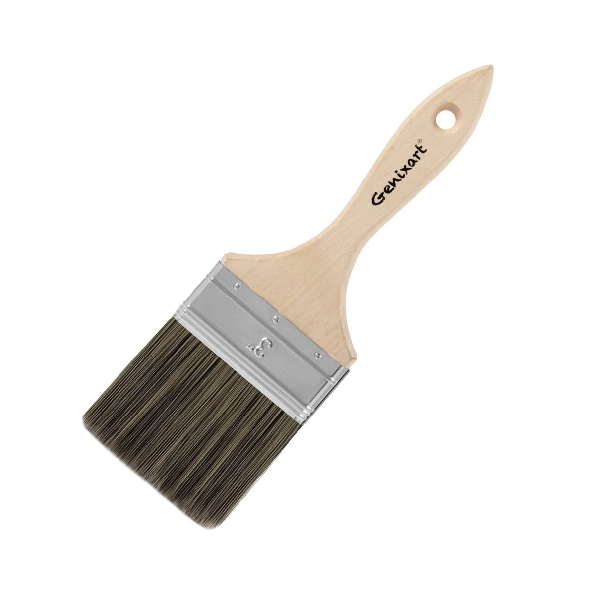 Double Thick Chip Paint Brush, Wood Stain Brushes for Painting Walls and Fence
