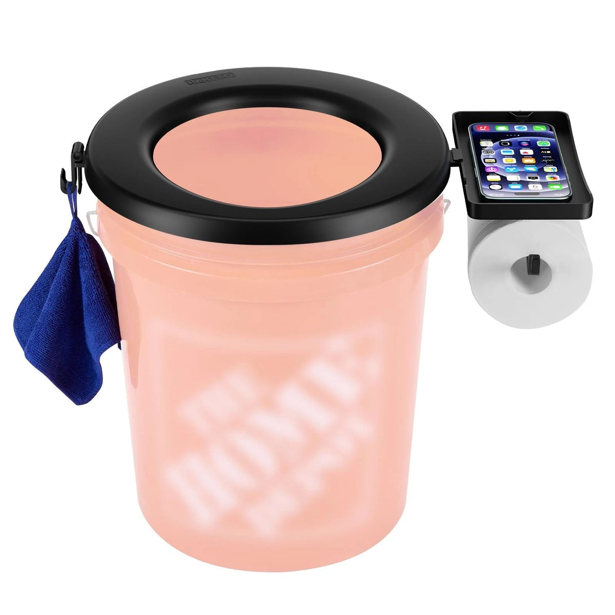 Bucket Toilet Seat, Portable Toilet Seat for 5 Gal Buckets Camping Toilet Seat