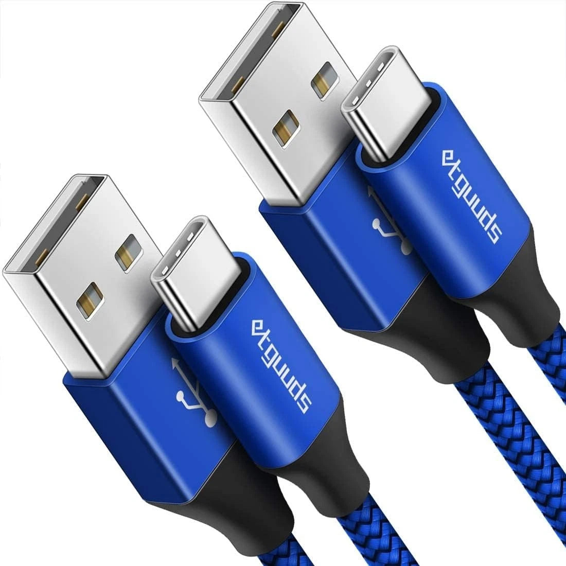 4ft USB A to USB C Cable 3A Fast Charging, 2-Pack USB A to USB Type C Charger...