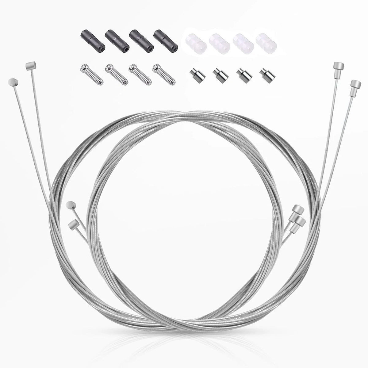 4PCS Universal Bike Brake Cable,Replaceable Brake Inner Wire Cable, Include Free