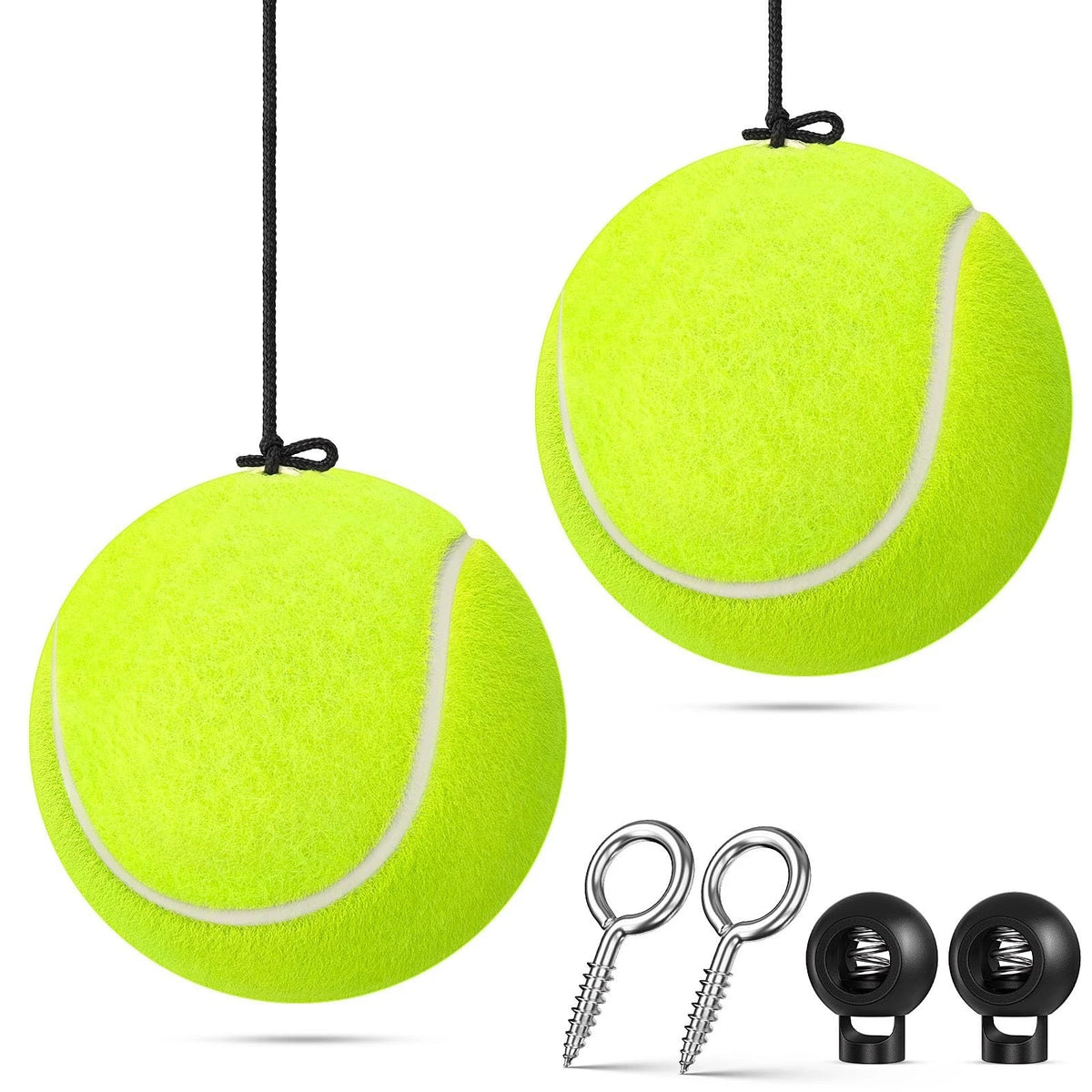 2-Packs Tennis Ball Garage Parking Aid with Non-Elastic String, Precise Garage C